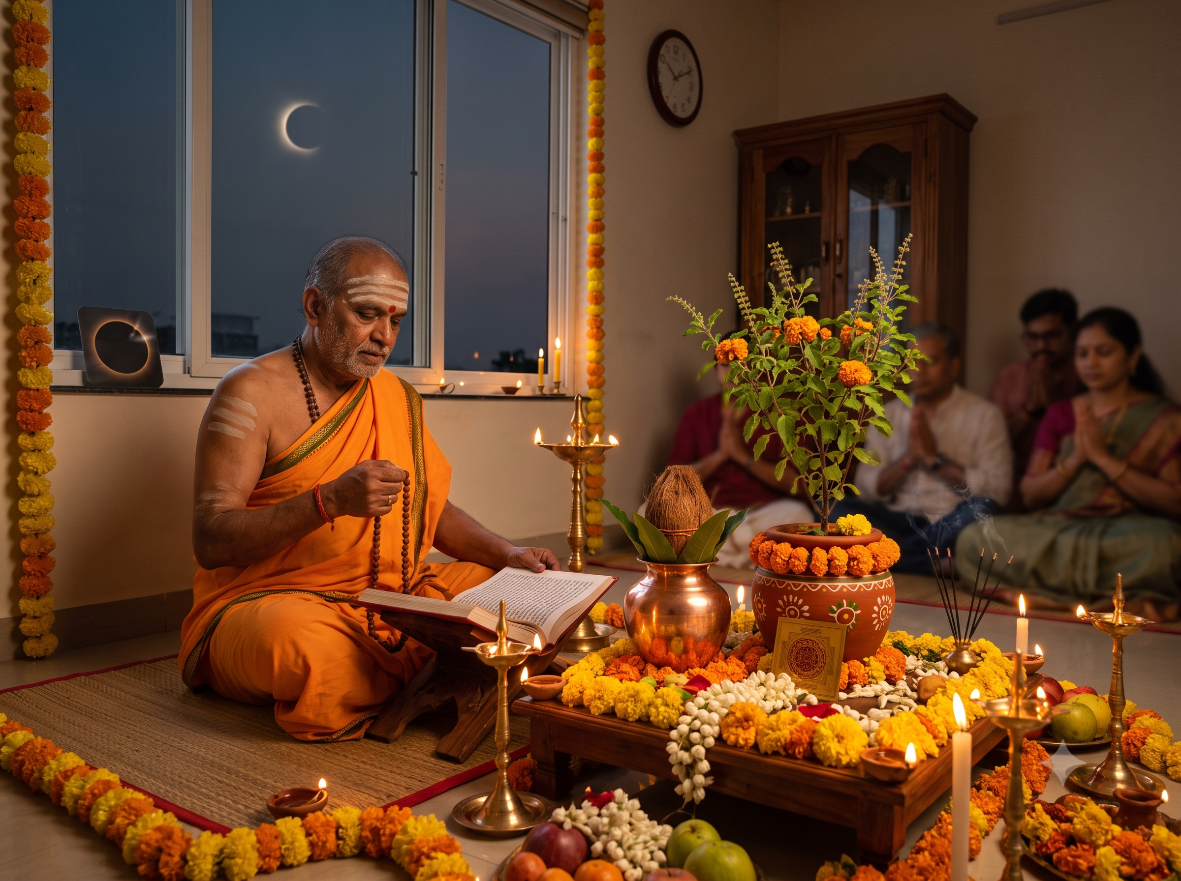Surya Grahan (Solar Eclipse) Pooja